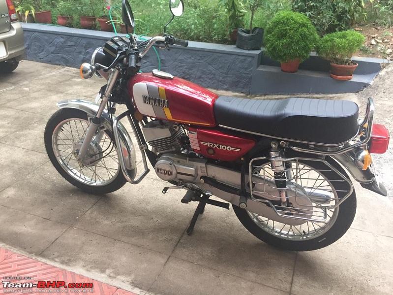 Reviving The Legend My Yamaha Rx100 Team Bhp