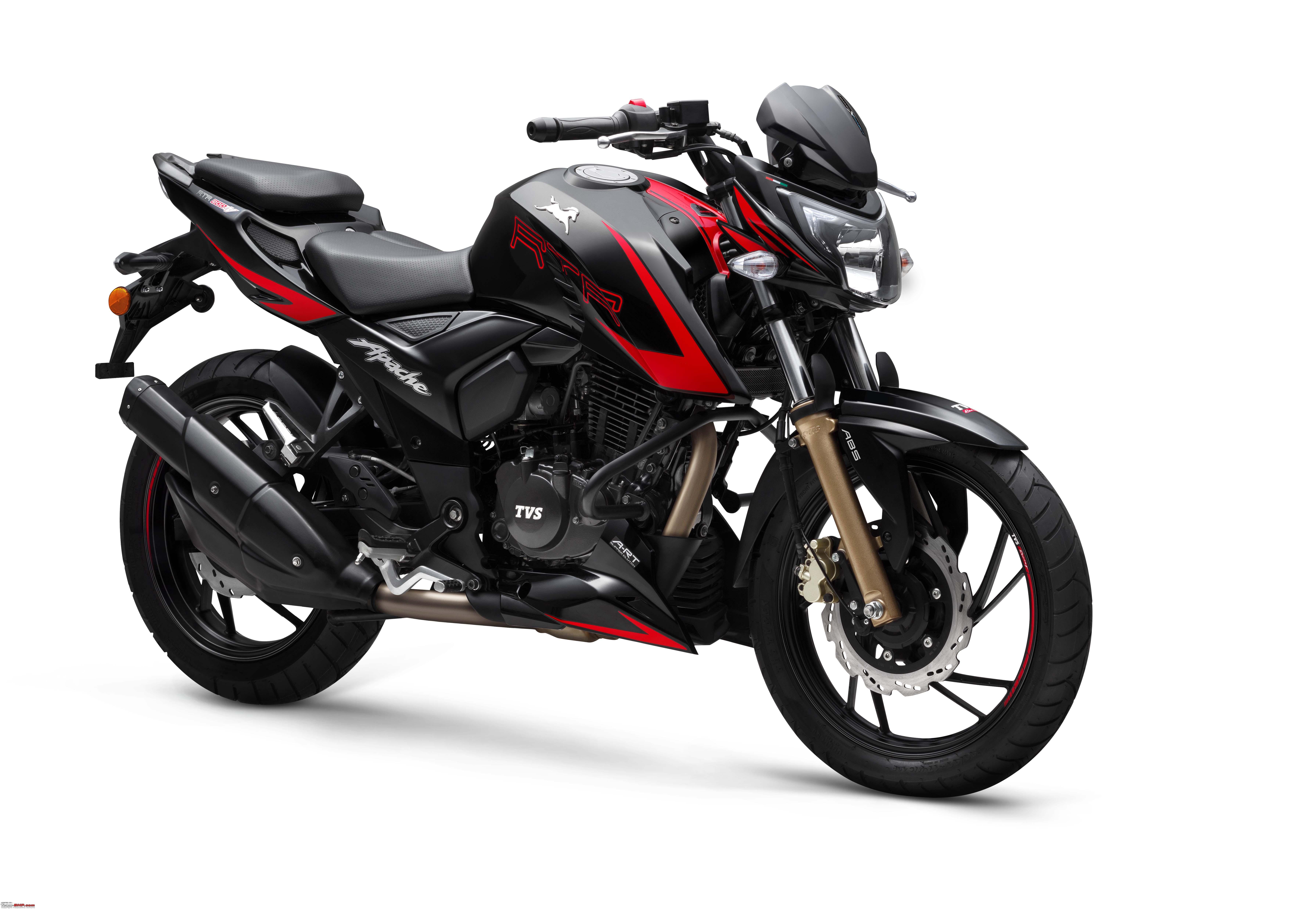 TVS Apache RTR 200 4V with Bluetooth launched at Rs. 1.14 lakh TeamBHP