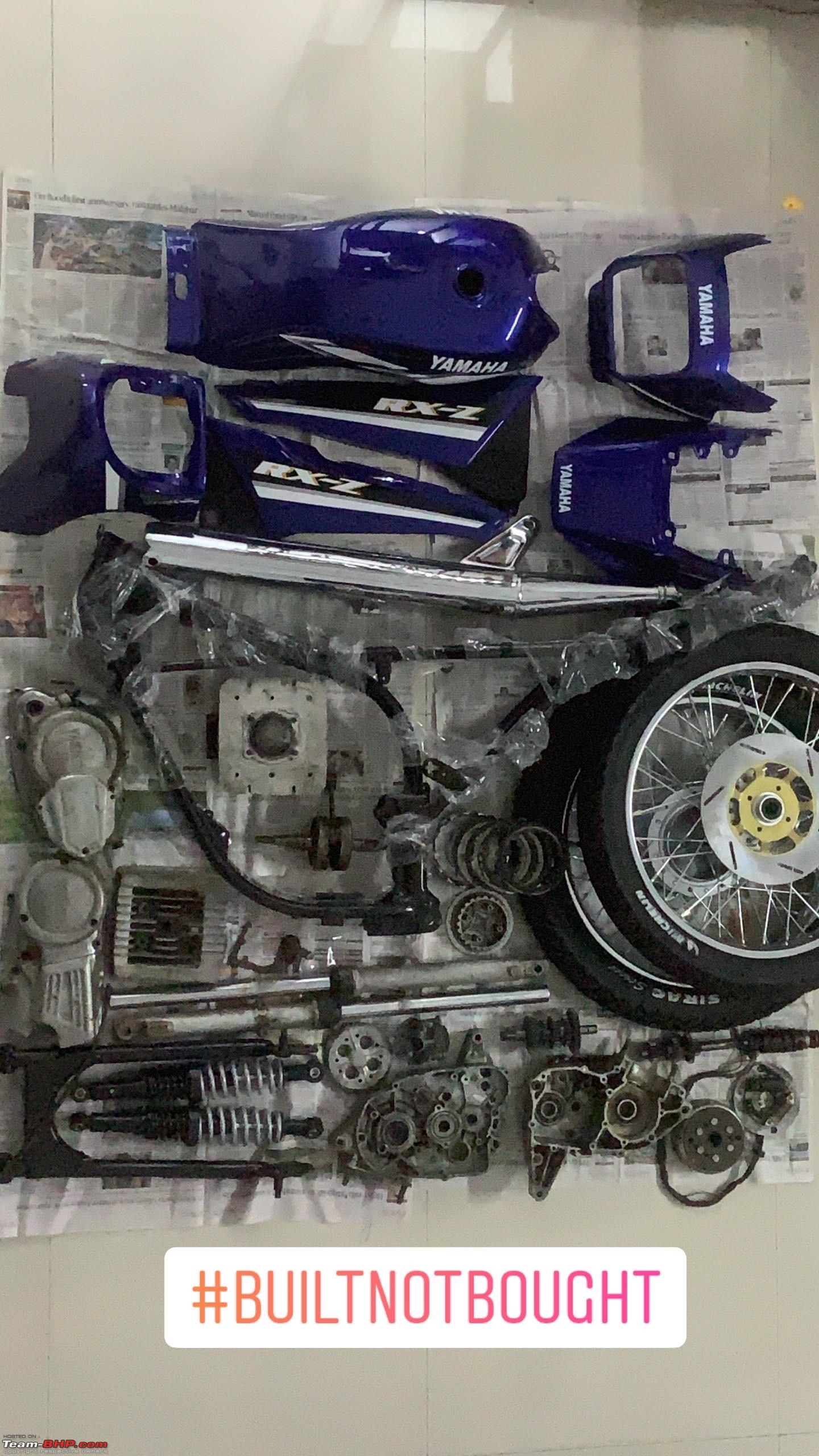 Kashmir ki Kali My Yamaha RXZ restoration Page 3 Team BHP