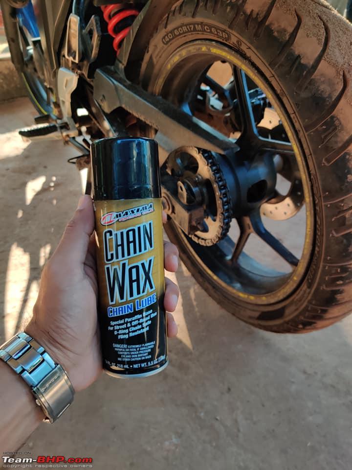Chain Lube woes resolved - Chain Wax by Maxima Racing - Team-BHP
