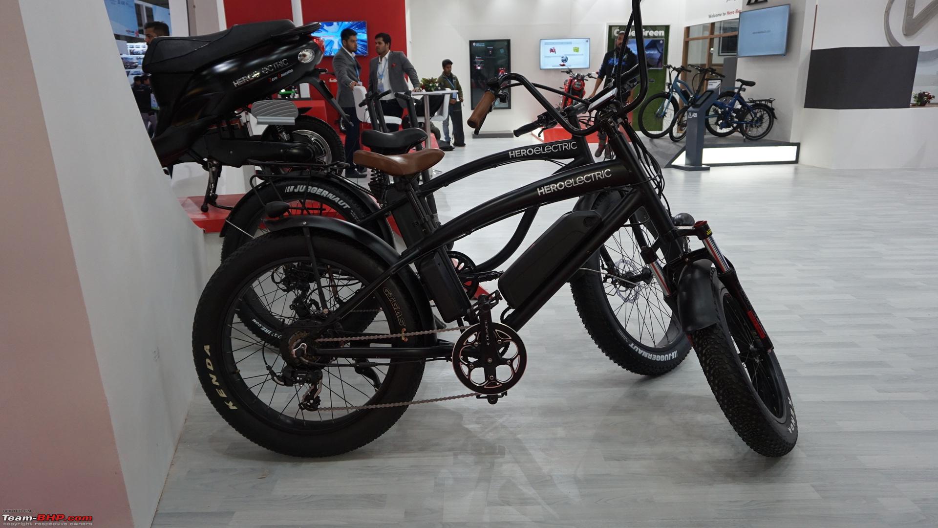 auto expo 2020 hero electric cycle