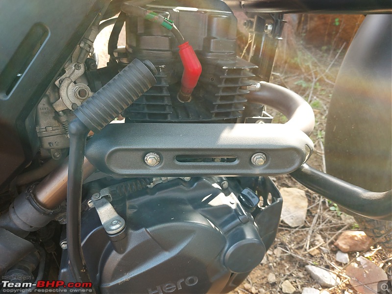 Hero Xpulse 200 (Carb) : Ownership Review-heat-shield.jpg