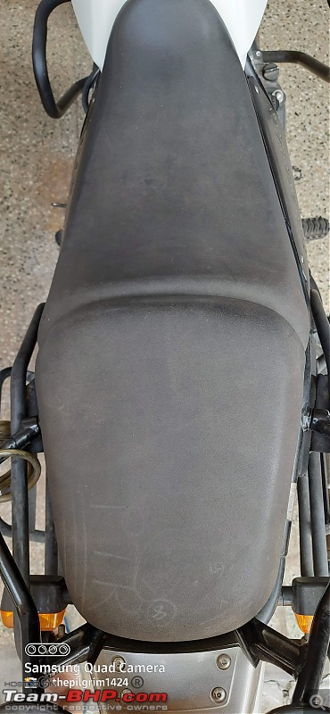 My White Horse | Royal Enfield Himalayan Ownership Review-seat-cover-chalk-mark-after-3-years-jan-19th-2021.jpg