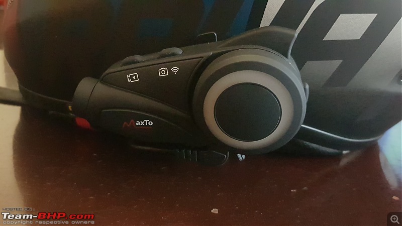 Maxto M3 Review | Bluetooth headset + DVR for helmets-helmet_top.jpg