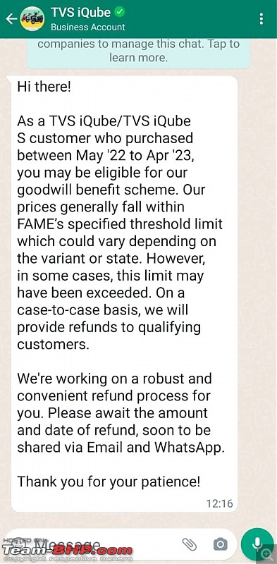 Ola Electric to refund charger cost to customers | EDIT: Ather Energy, TVS and Hero MotoCorp too-img20230514wa0000.jpg