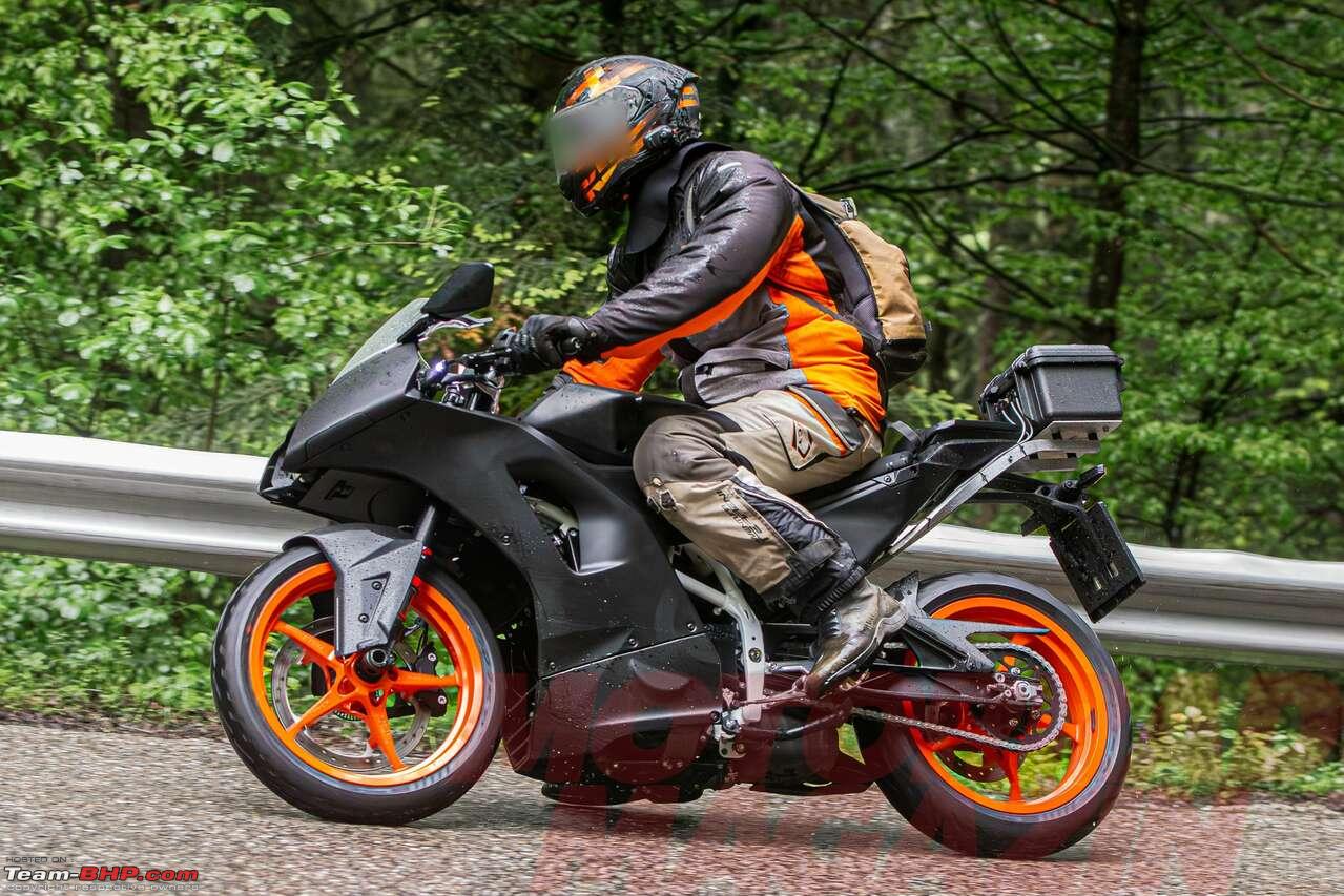 Nextgeneration KTM RC390 spotted testing ahead of launch in Europe