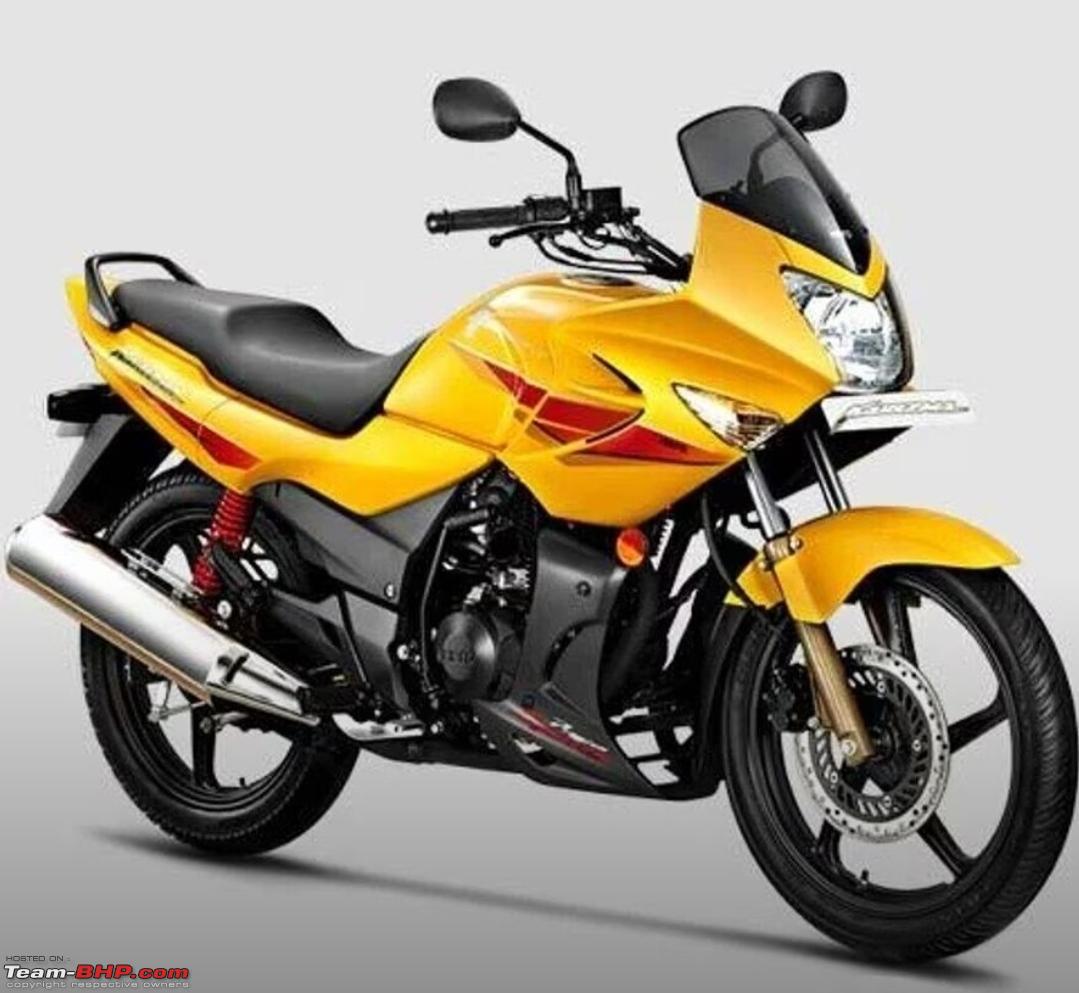 karizma yellow bike