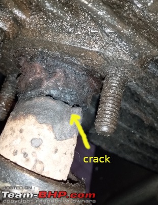 How do you repair a cracked bend pipe of motorcycles?-crack.jpg