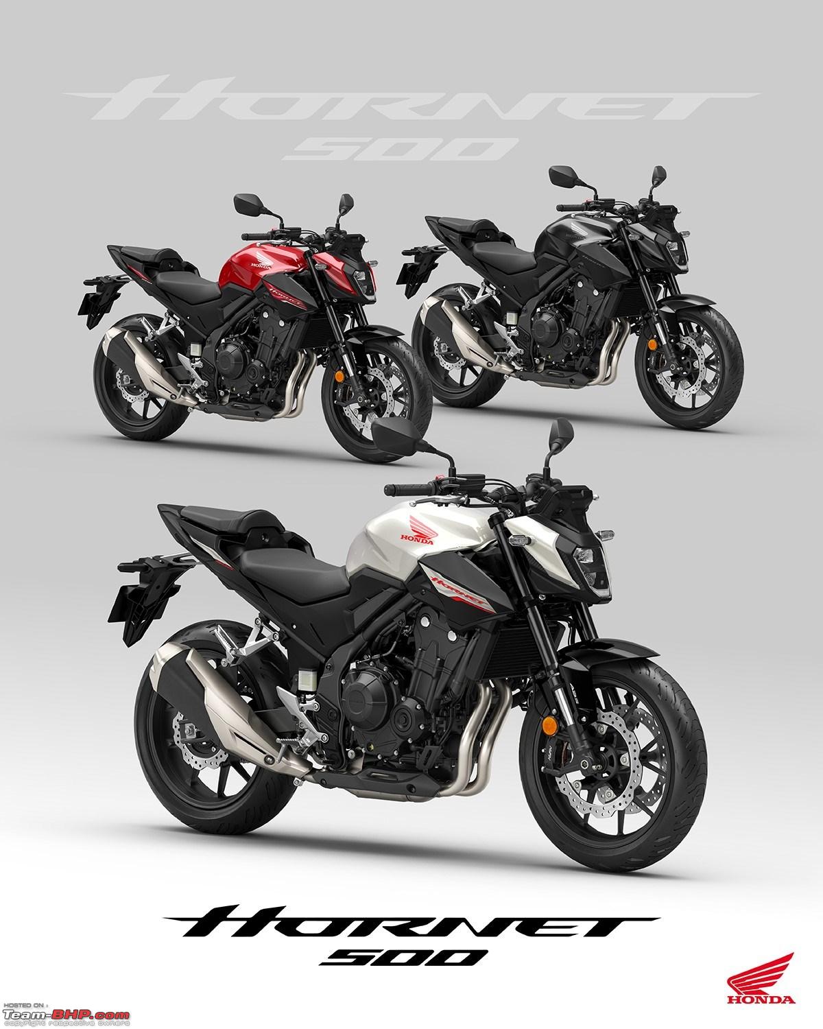 2024 Honda CB500 Hornet, NX500, CBR500R