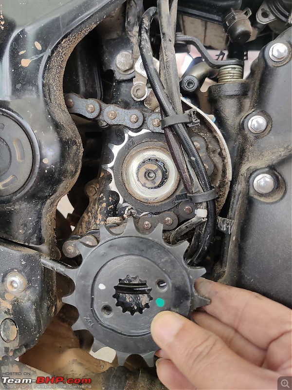 Installing a 15T front sprocket on Triumph Scrambler 400 X-01-05.jpg