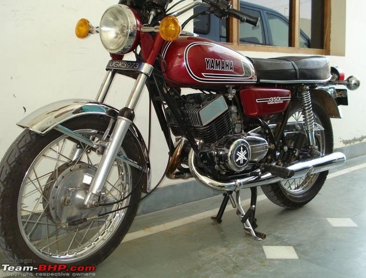 Yamaha RD350 from Punjab Team BHP