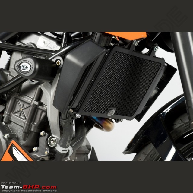 KTM Duke 200 : Baby Duke 222 unites with her new family!-radiator-guard.jpg