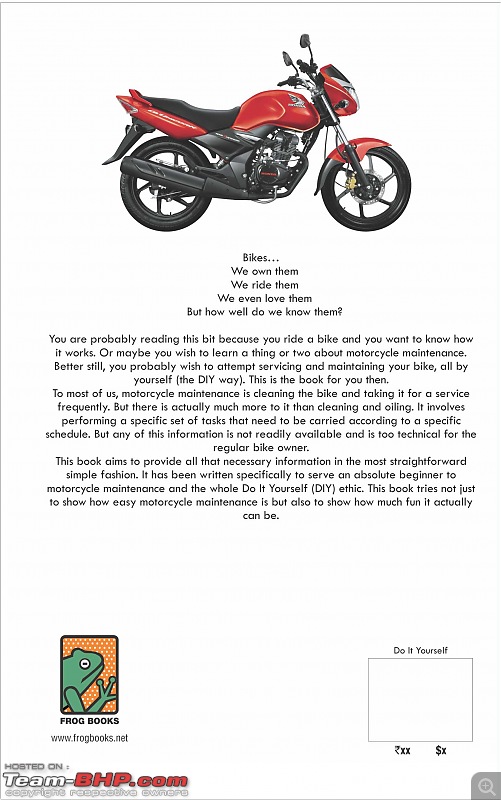 Book : The ABC of servicing and maintaining your Honda Unicorn - Team-BHP