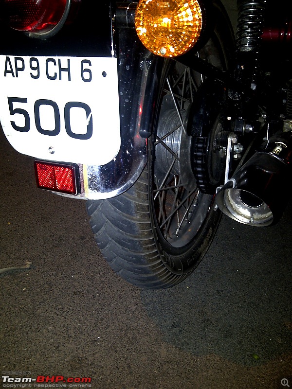 RE Classic Chrome 500 (12,500kms Done):The "Maroon Marauder" THUMP's home!!-img2012082100063.jpg