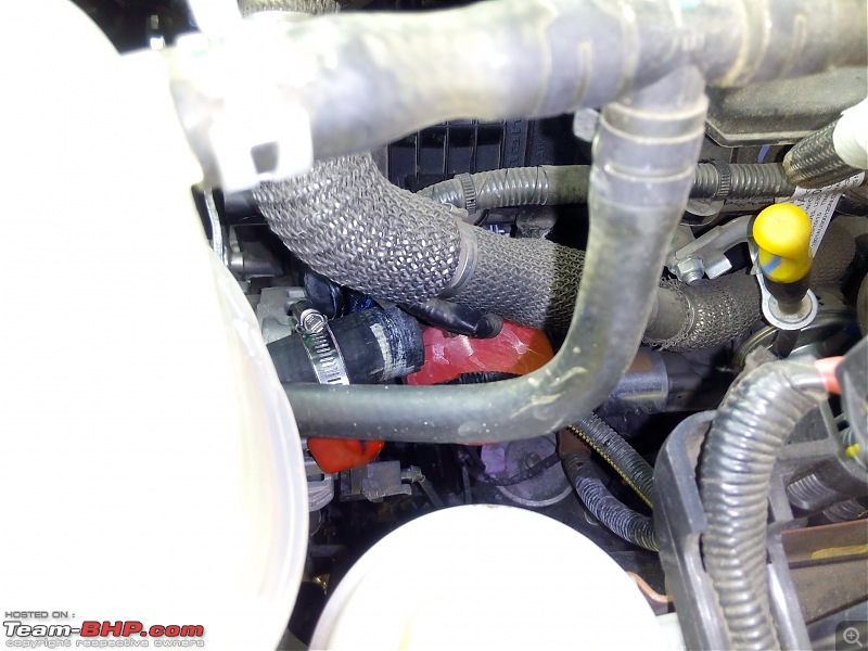 Mahindra TUV300 : Official Review-radiator-hose-clamp-opened.jpg