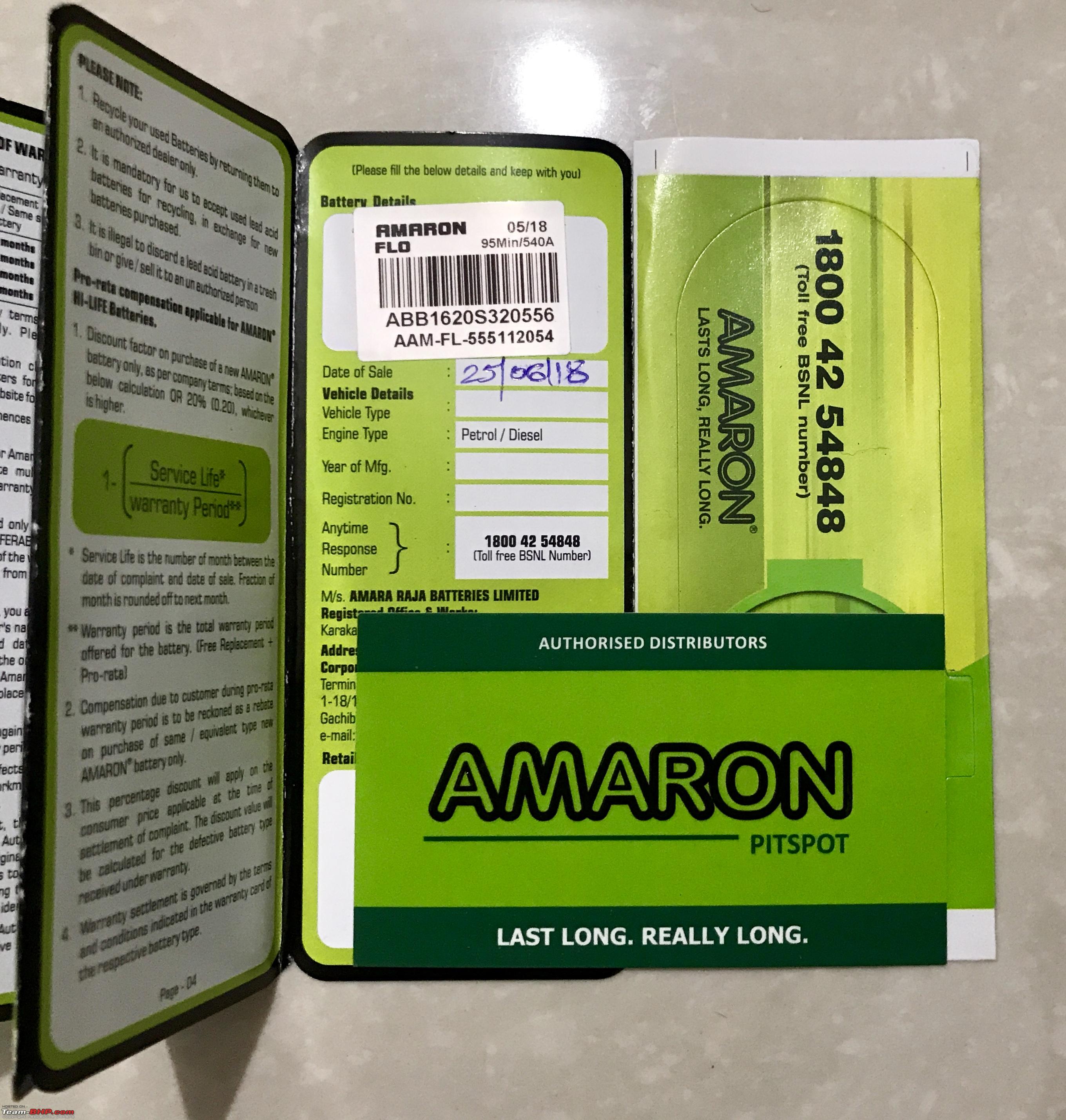 Amaron Automotive Car Batteries-Truck Battery-Commercial Battery-Industrial