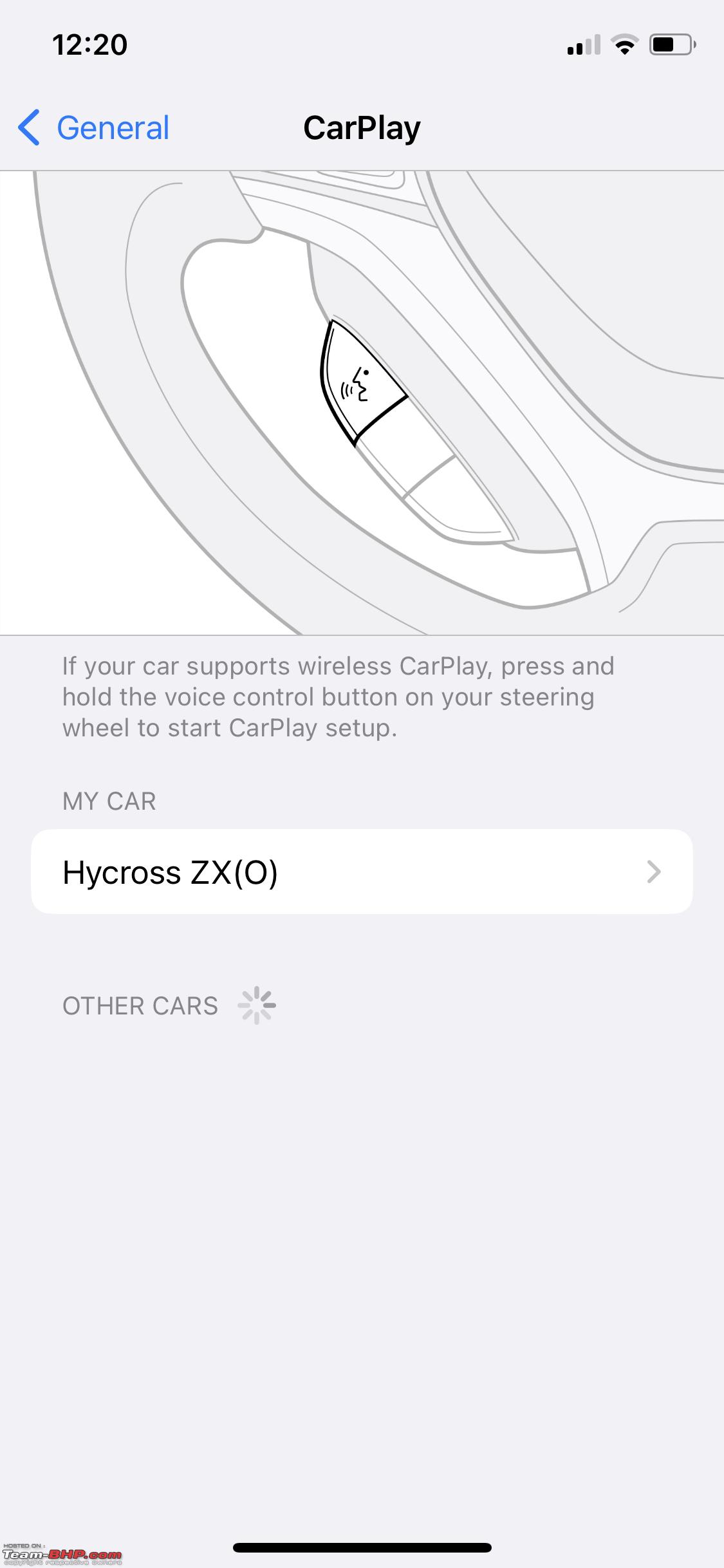 Finally figured out how to get Wireless Carplay to work on my Hycross