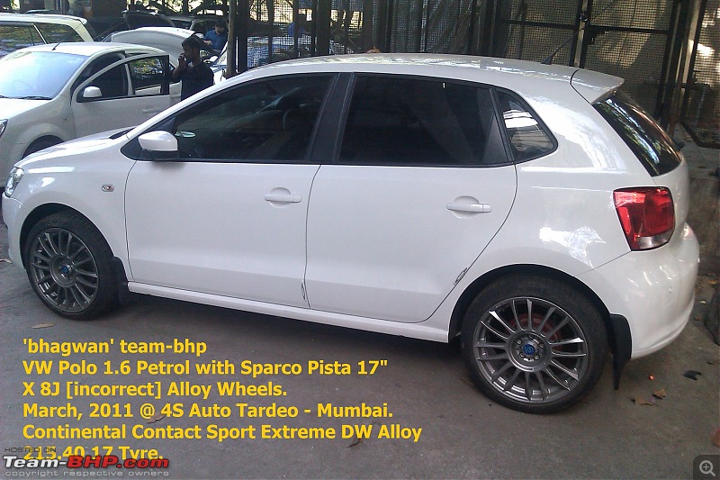 Volkswagen Polo : Test Drive & Review-bhagwan-team-bhp-mobile-pics-vw-polo-1.6-sparco-alloys-march-2011-1.jpg