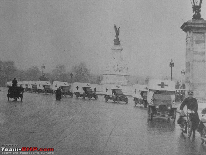 How rich were the Maharajas before Independence! Cars of the Maharajas-scindia-ambulance-fleet.jpg