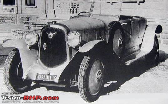 How rich were the Maharajas before Independence! Cars of the Maharajas-farman-karauli-1923.jpg