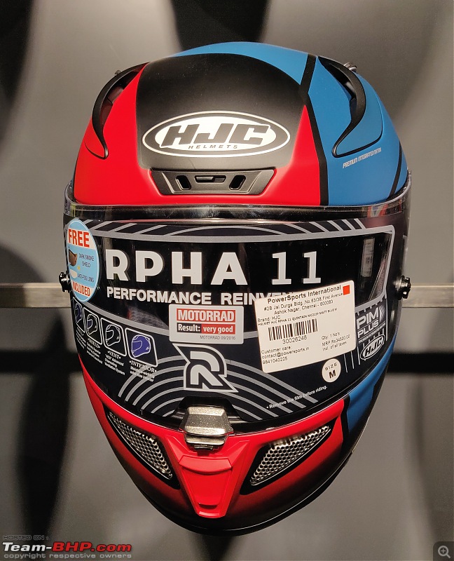 HJC RPHA 11 Pro Quintain Helmet - XS / Matte Black/White/Red