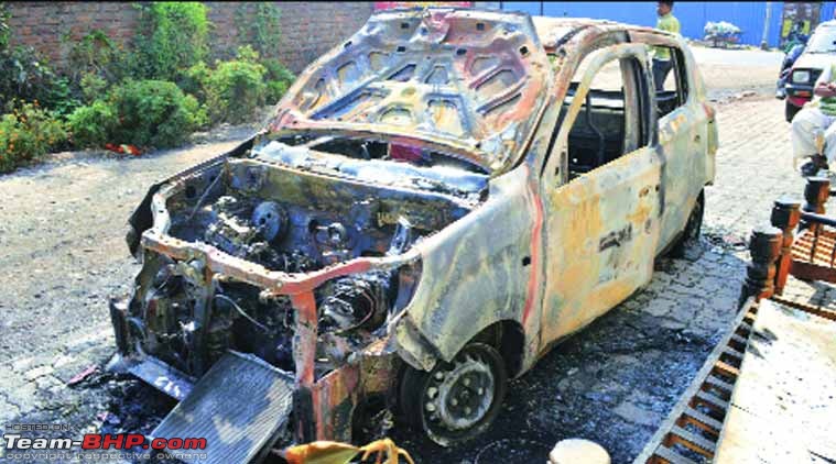 Accidents : Vehicles catching Fire in India-alto.jpg