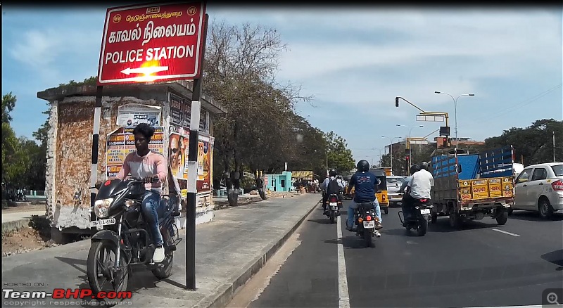 Bad Drivers - How do you spot 'em-bike-pavement-wrong-side-under-policestation-board.jpg