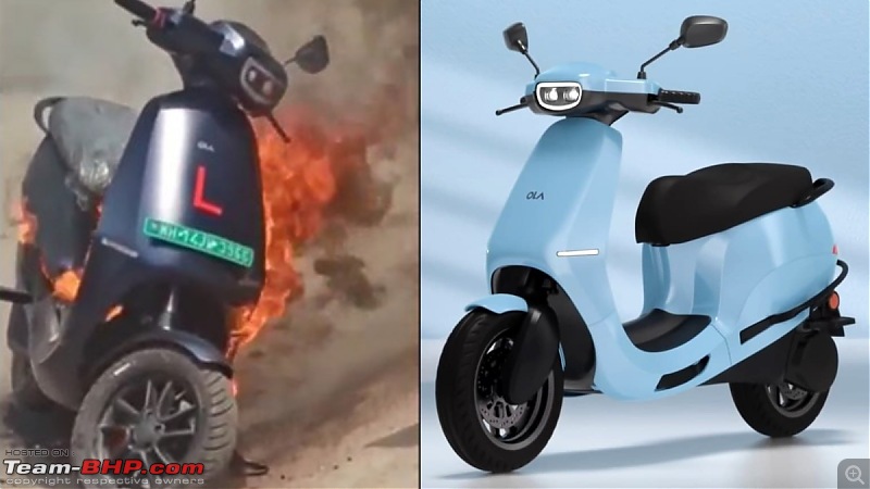 Electric 2-wheeler fires due to 'cost cutting' by manufacturers-olaelectricscooterfire.jpg