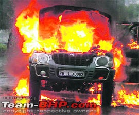 Accidents : Vehicles catching Fire in India-har2.jpg