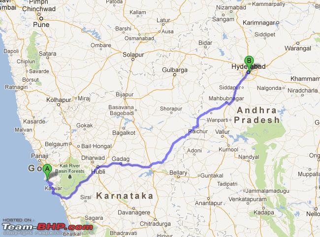 Distance Between Hyderabad And Goa Hyderabad To Goa By Road - Info Needed - Page 2 - Team-Bhp