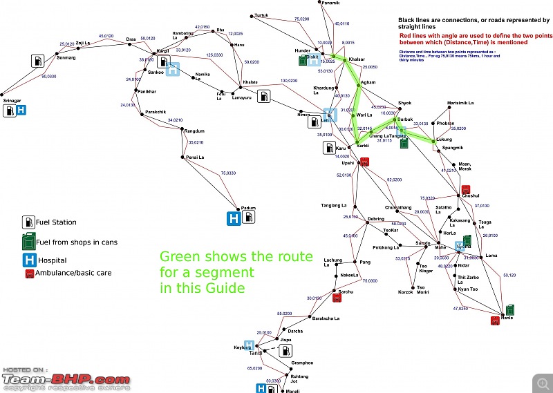 manali to leh road map pdf Leh Ladakh And Zanskar The Ultimate Guide Team Bhp manali to leh road map pdf