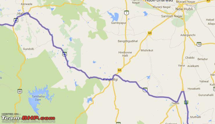 Bangalore To Dandeli Road Route Map Bangalore To Dandeli : Route Queries - Page 10 - Team-Bhp