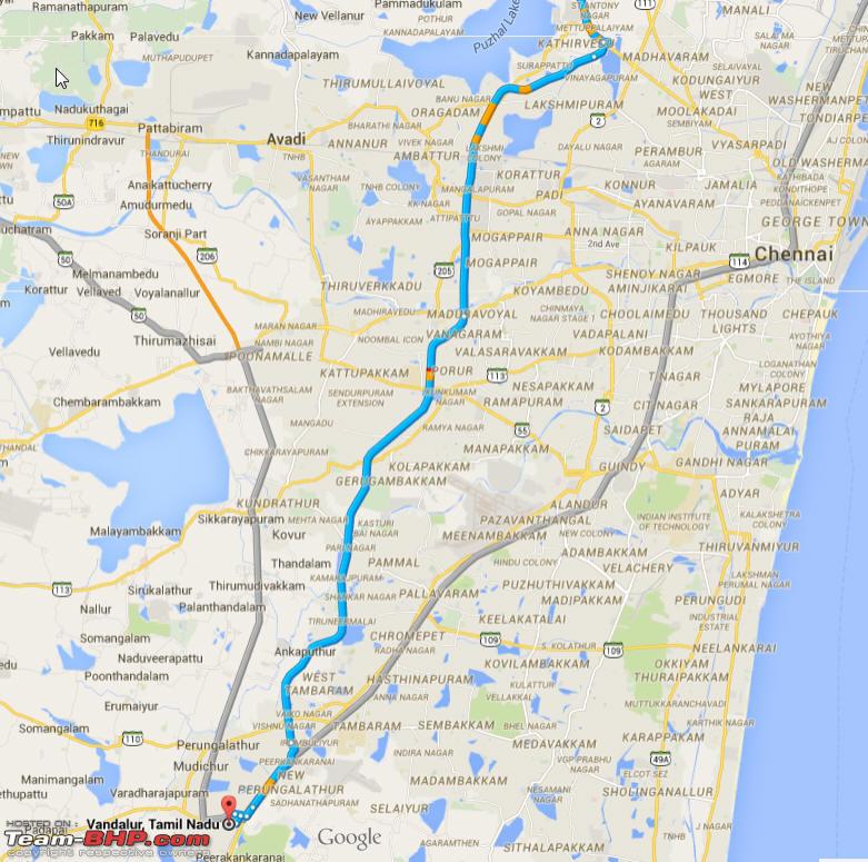 Hydera To Sabarimala Road Map Hyderabad   Chennai : Route Queries   Page 39   Team BHP