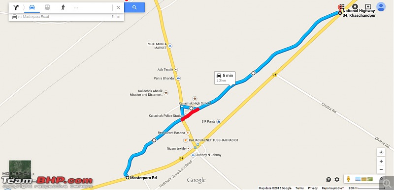 Kolkata - Siliguri route via Dumka, Bhagalpur or NH-12 (old NH-34)-kaliachak.jpg