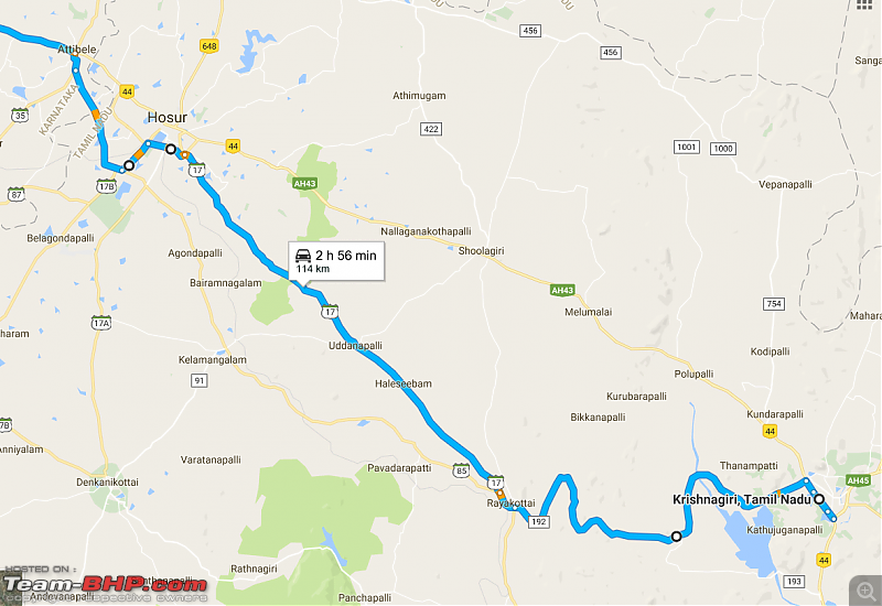 Bangalore - Chennai - Bangalore : Route Queries-options.png