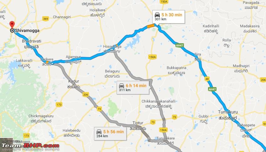 Bangalore To Shimoga Distance By Road Bangalore - Shimoga : Route Queries - Page 24 - Team-Bhp