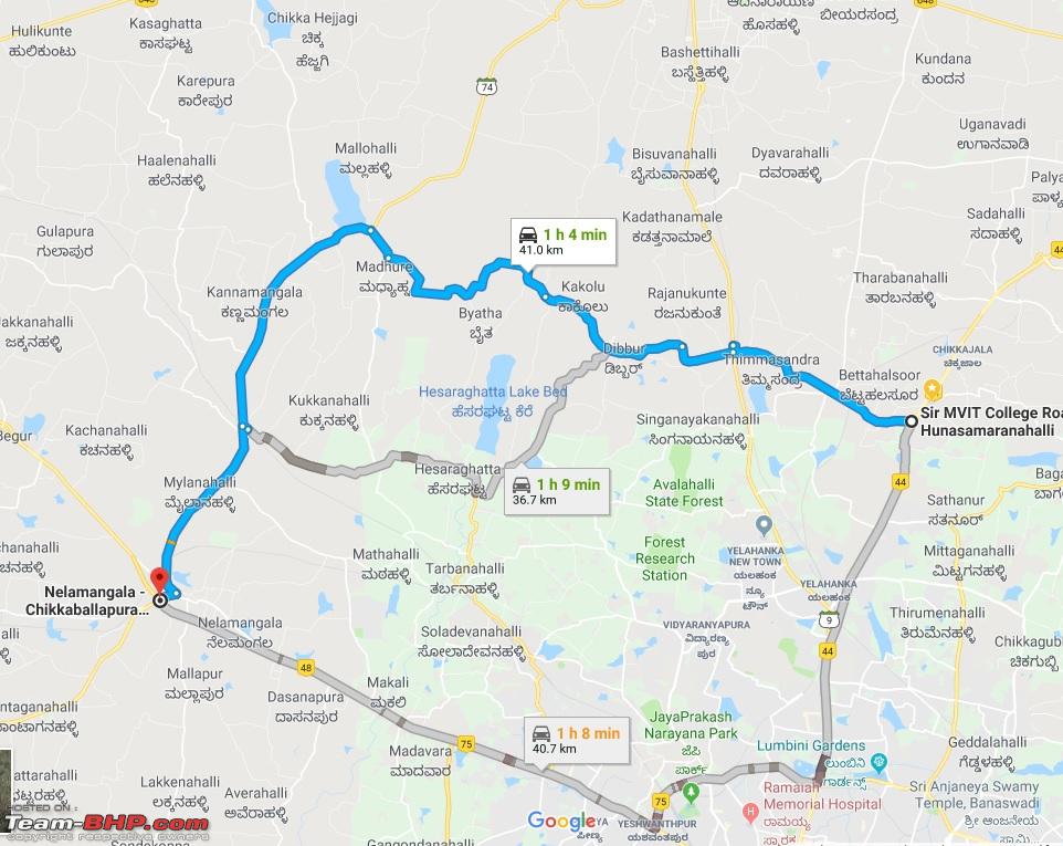 Bangalore To Doddaballapur Route Map On Bypassing Bangalore - Page 32 - Team-Bhp