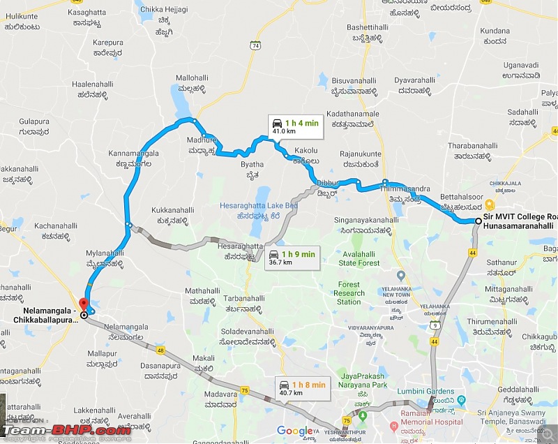 Bangalore To Doddaballapur Route Map On Bypassing Bangalore - Page 32 - Team-Bhp