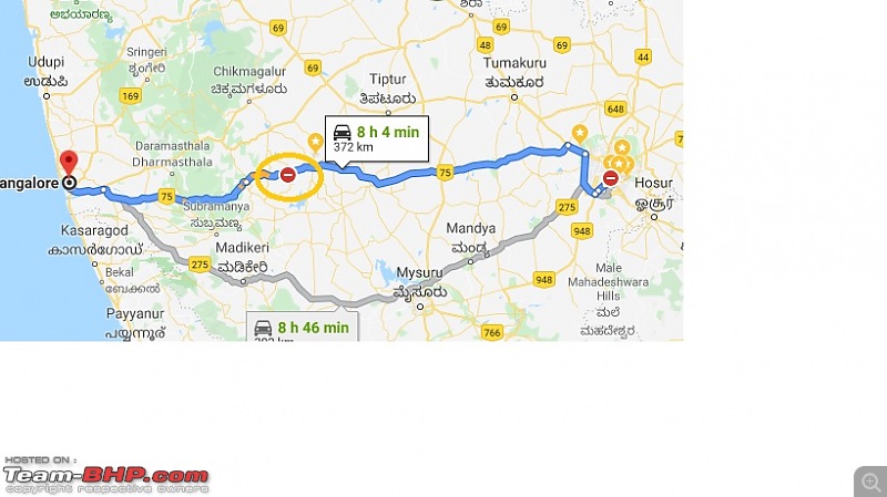 Bangalore To Udupi Route Map By Car The Art Of Travelling Between Bangalore - Mangalore/Udupi - Page 554 -  Team-Bhp