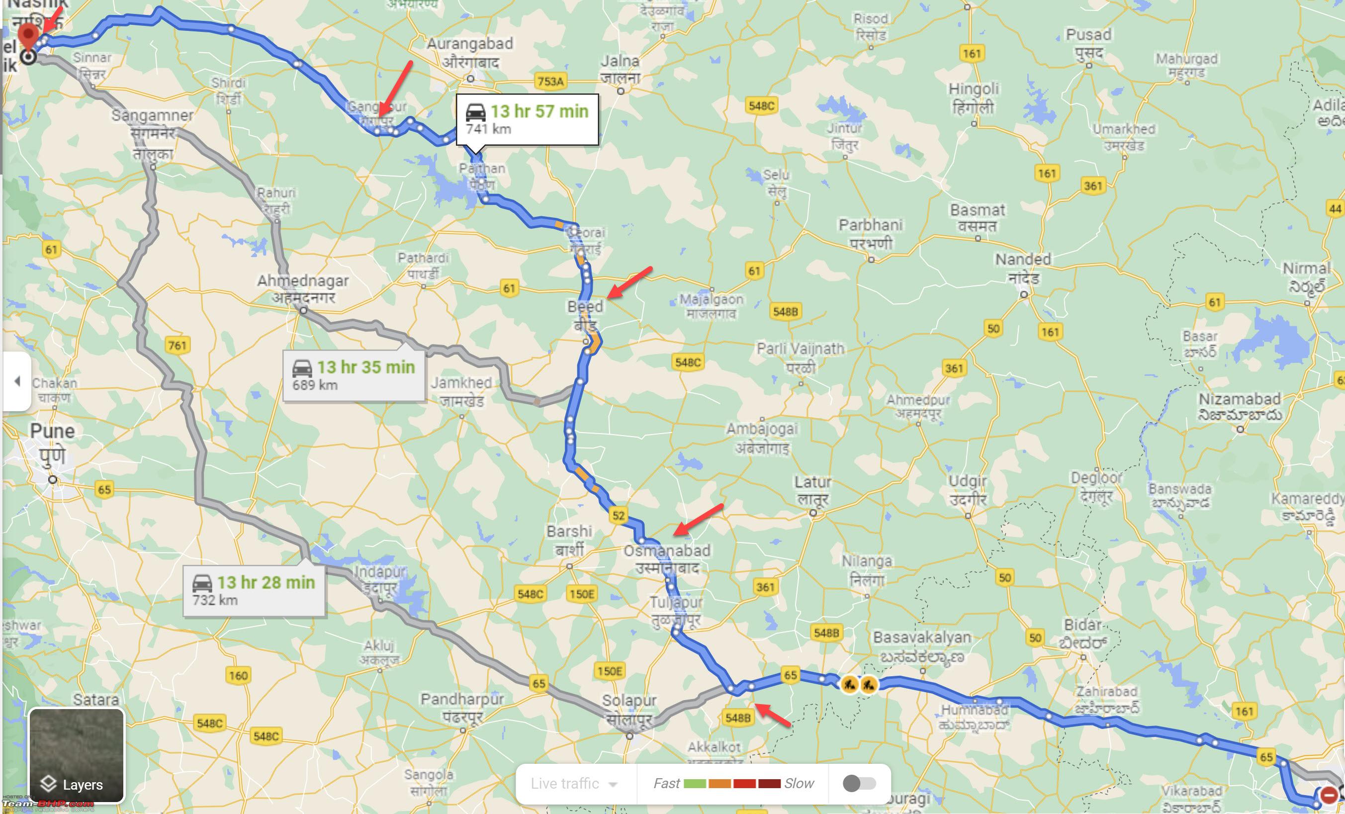 Hyderabad To Ganagapur Route Map Hyderabad - Shirdi : Route Queries - Page 20 - Team-Bhp