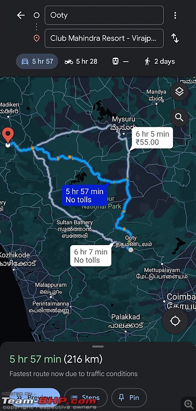 2555115d1704611654t Bangalore Mysore Ooty Route Queries Screenshot 20240107124400 Maps 