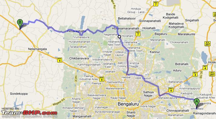 Bangalore To Doddaballapur Route Map Hebbal / Yelahanka To Dobbaspet & Nh-4 - Route Info - Page 2 - Team-Bhp