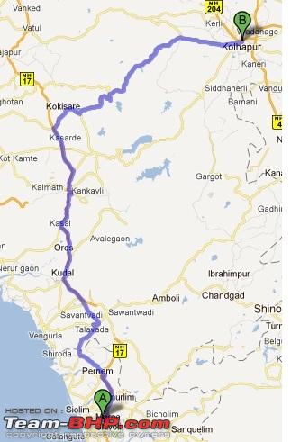 Pune To Goa Map Mumbai - Pune - Kolhapur - Goa : Route Queries - Page 27 - Team-Bhp