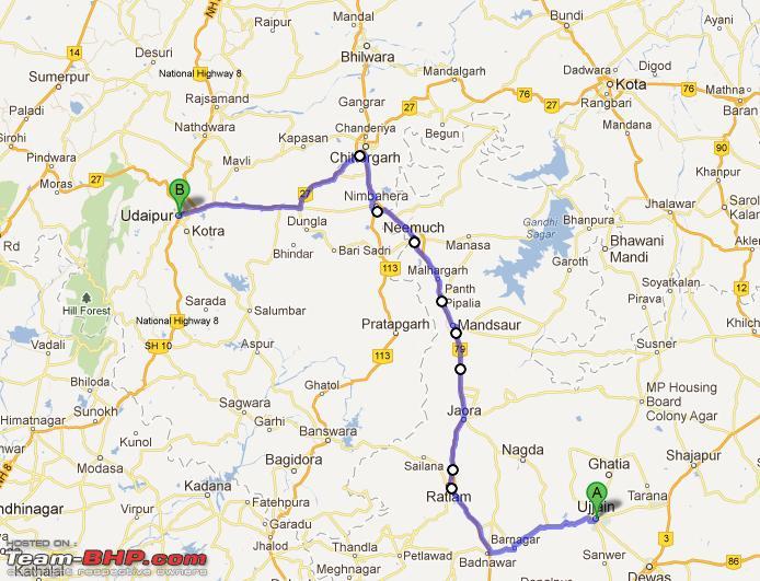 Hyderabad To Jaipur Distance By Road Hyderabad To Jaipur : Route Queries - Team-Bhp