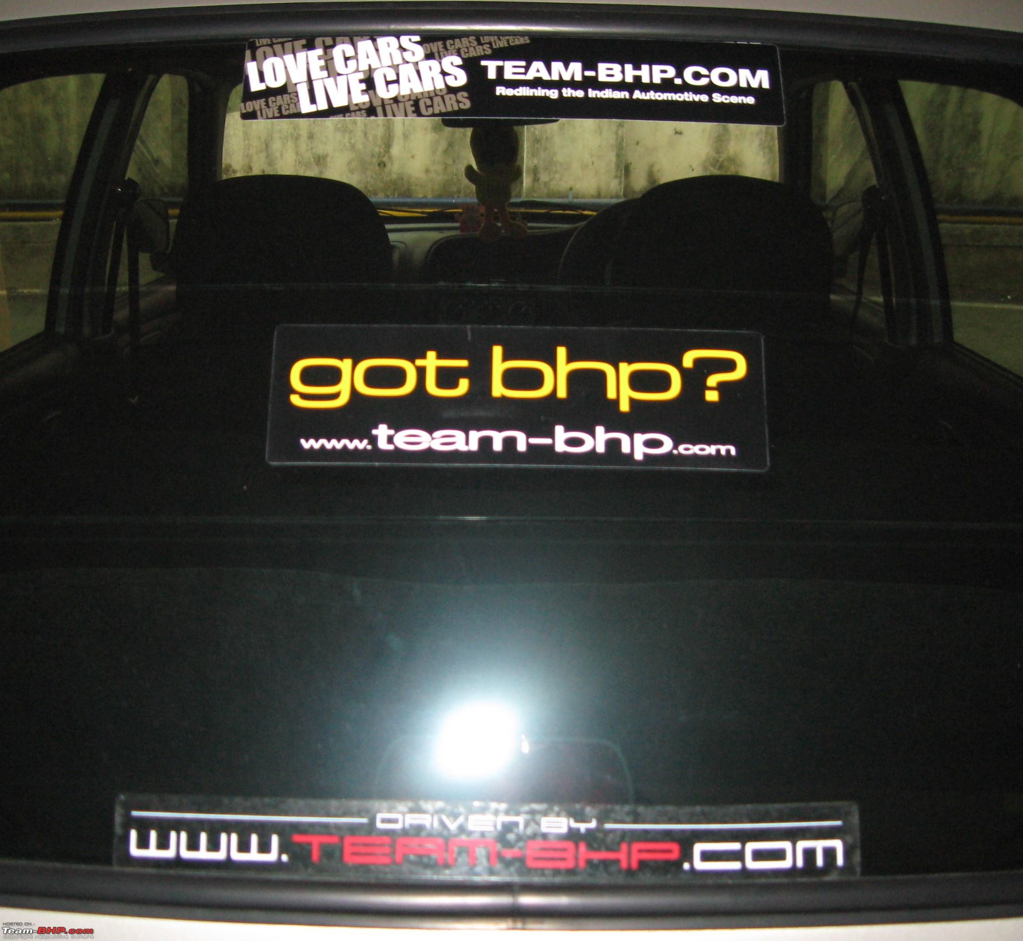 How do you remove stickers from the windshield? - Team-BHP
