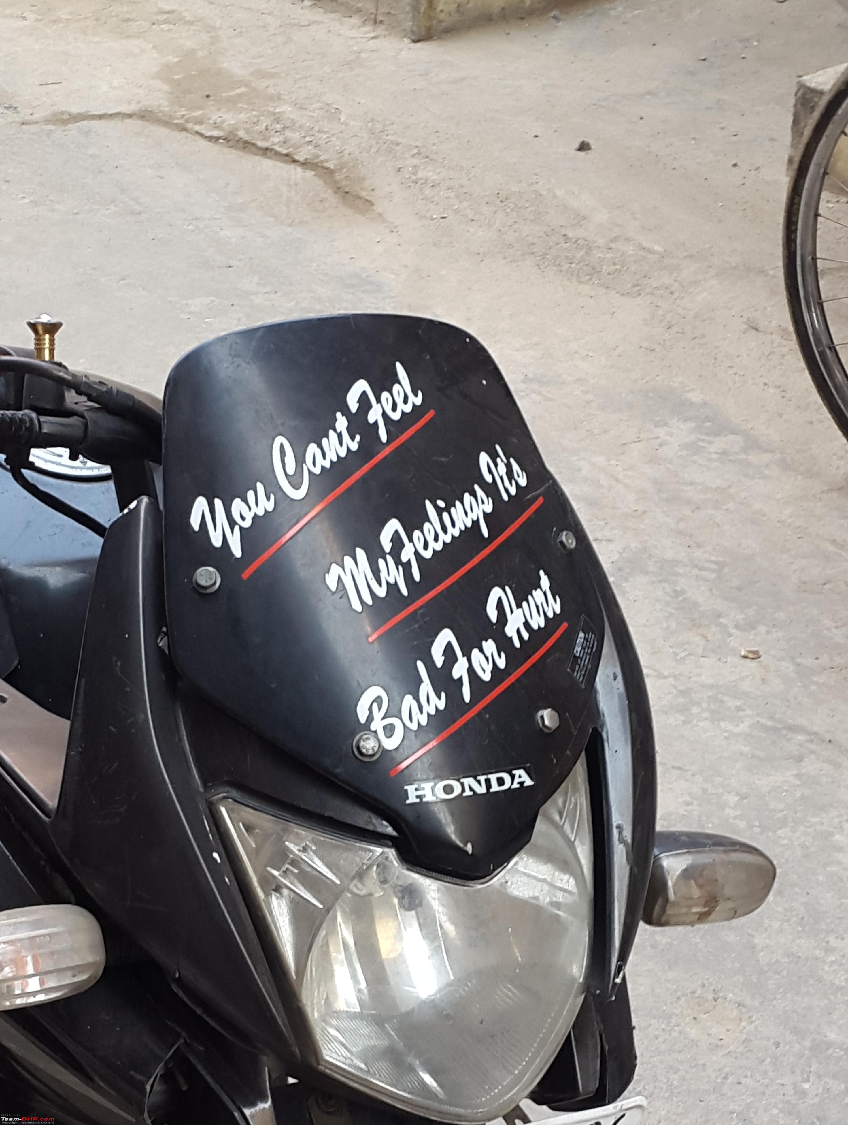 funny bike stickers