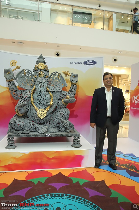 Ford: Lord Ganesha made out of spare parts-ford-navotsav_3.jpg