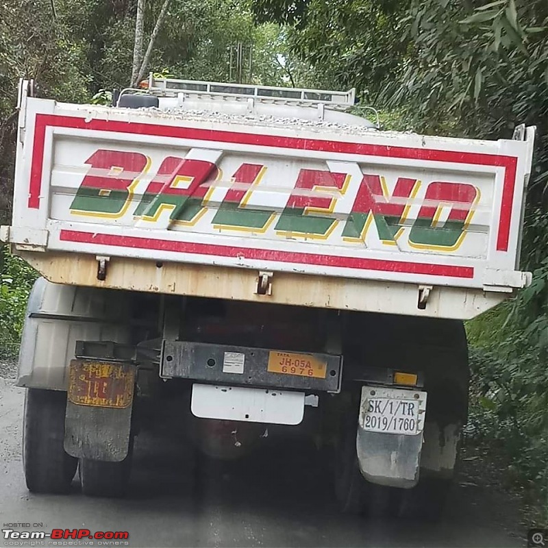 Pics of Weird, Wacky & Funny stickers / badges on cars / bikes-baleno.jpg