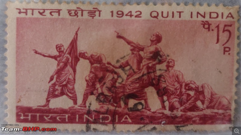 Philately (stamp collections) - A hobby lost in the age of e-mails & instant messaging-quit-india.jpg
