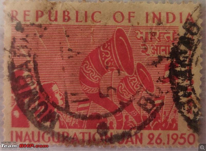 Philately (stamp collections) - A hobby lost in the age of e-mails & instant messaging-republic-india-inaugration-26-jan-1950.jpg